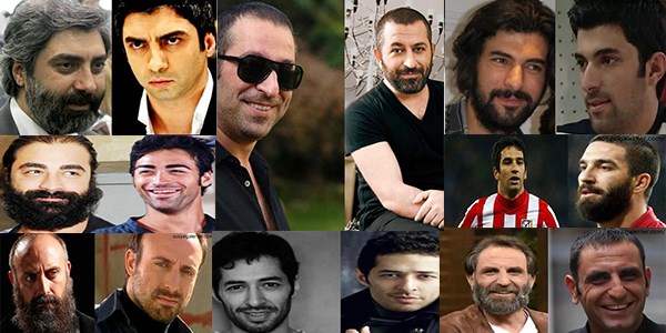 Ünlülerin sakallı ve sakalsız halleri