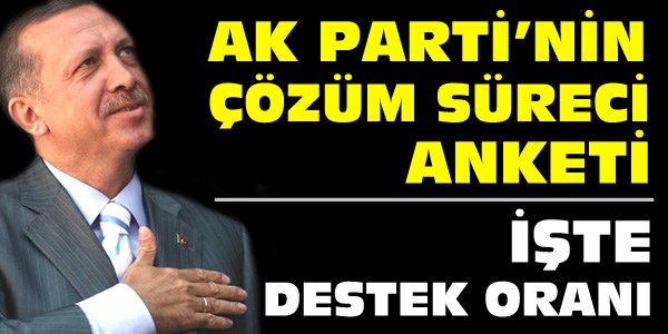 Çözüm sürecine destek arttı!