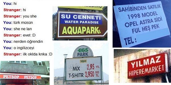Türk'ün ingilizcesi