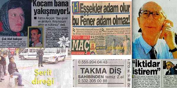 Birbirinden komik eski manşetler