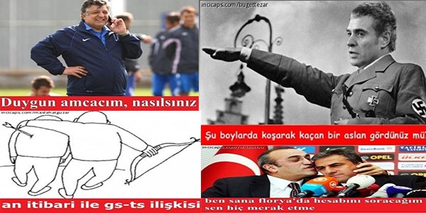 Trabzonspor-Galatasaray maçı Caps'leri