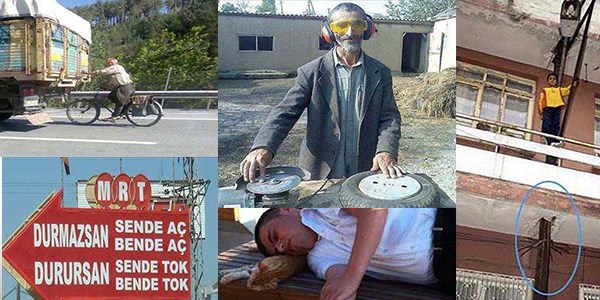 Yurdum insanından güldüren manzaralar