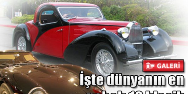 Dünyanın en pahalı 10 klasik otomobili...