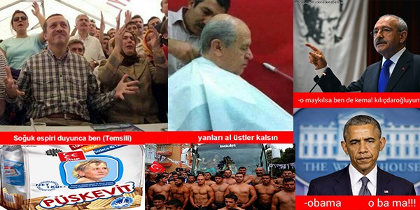 Siyasilerin güldüren capsleri