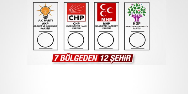 Seçime 31 gün kala 12 ilde son seçim anketi