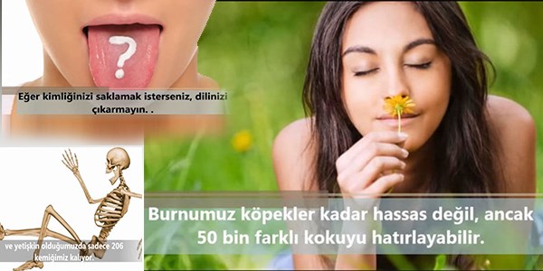 İnsanda olan şaşırtıcı özellikler!