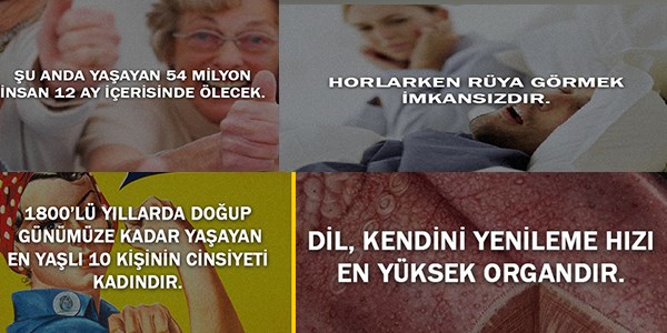 Az bilinen gerçekler