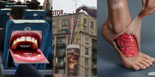 Sınır tanımayan çarpıcı reklamlar