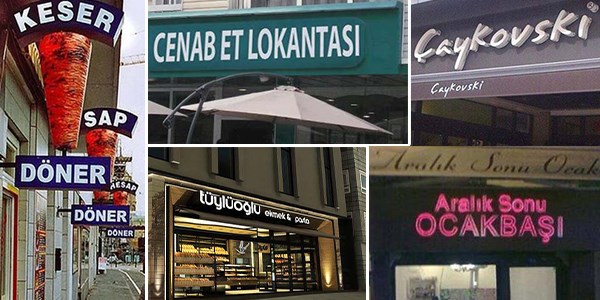 En komik mekan isimleri