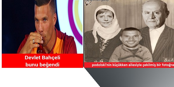 Podolski'nin 'çay'ı capsleri coşturdu
