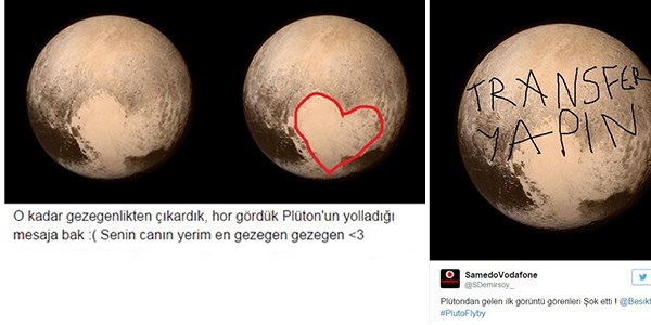 En komik Plüton tweetleri