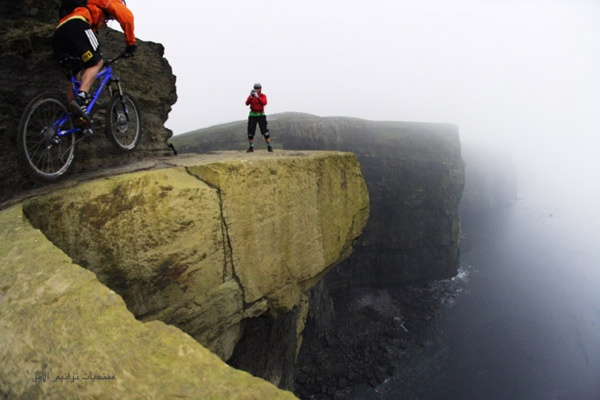 30) Bike trail on the Cliffs of Moher, via Hans Rey.