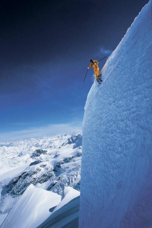 11) Extreme skiing at Grand Targhee, Wyoming.