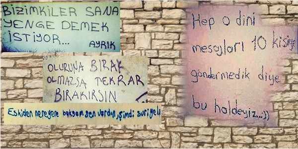 En komik duvar yazıları
