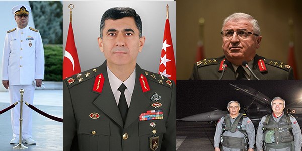 Türkiye'nin yeni komutanları
