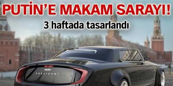 Putin'e makam sarayı