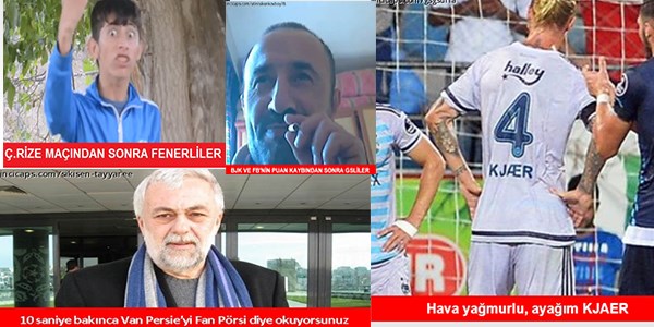 Fenerbahçe puan kaybedince capsler coştu