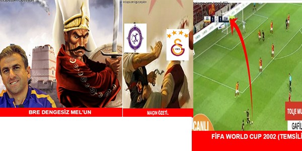 Galatasaray'a Osmanlı tokadı capsleri