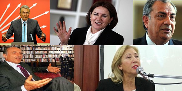 Seçim hükümeti için teklif götürülen isimler