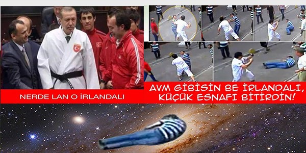 İrlandalı turistin esnafı dövmesi capsleri coşturdu