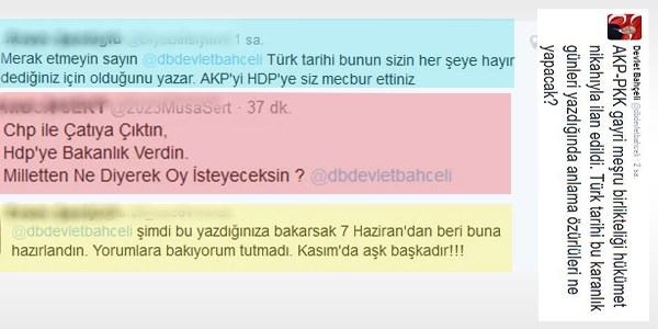 Bahçeli'ye kapak cevaplar