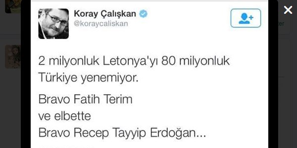 Bravo Recep Tayyip Erdoğan