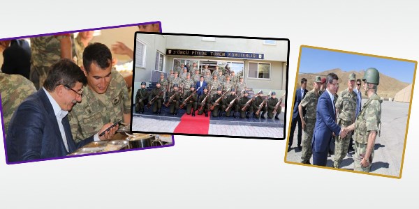 Davutoğlu'nun Dağlıca ziyaretinden kareler