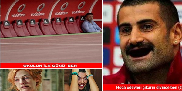 En komik 'okullar açıldı' capsleri...