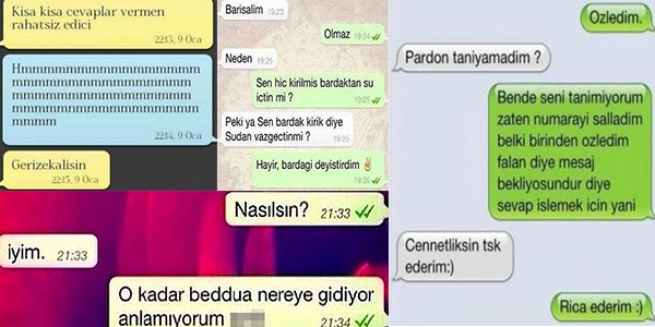 Gelmiş geçmiş en komik mesajlar