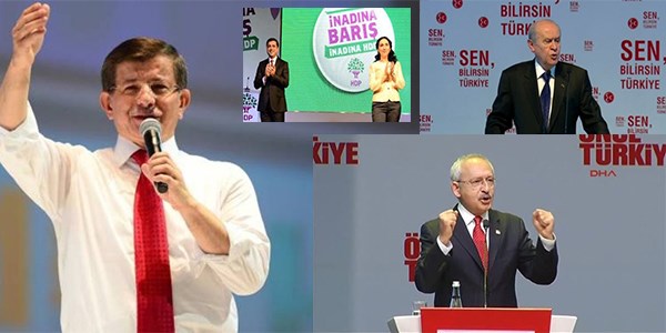 Seçime katılacak partilerin sloganları!