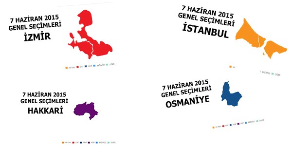Hangi şehir hangi partiye oy veriyor?