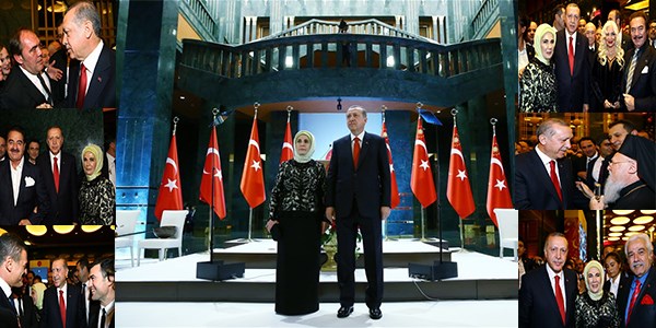 Resepsiyona katılan ünlüler