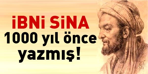 İbni Sina 1000 yıl önce yazmış!