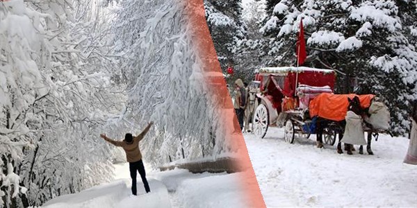 Yurttan kar manzaraları
