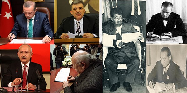 Liderleri imzalarından tanıyabilir misiniz?