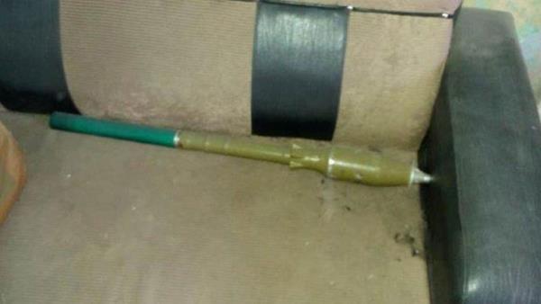 Sovyet yapm RPG gdmsz tanksavar mhimmat bulundu. Operasyonda gvenlik glerinin, tuzaa kar duvarn arka tarafn ayna tutarak izlemesi de dikkat eken bir dier enstantene oldu.