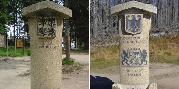 �ek Cumhuriyeti, Avusturya, Almanya ��l� noktas�.