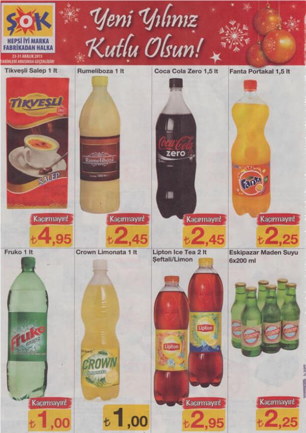 OK'un 23 Aralk 2015 tarihli frsat rnleri