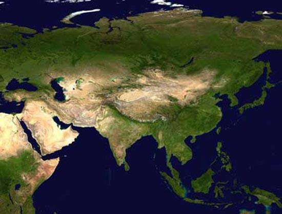 En byk kta Asya Ktasdr. Yzlm 44.936.000 km2 dir.