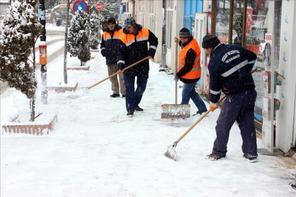 Yozgat'ta kar ya