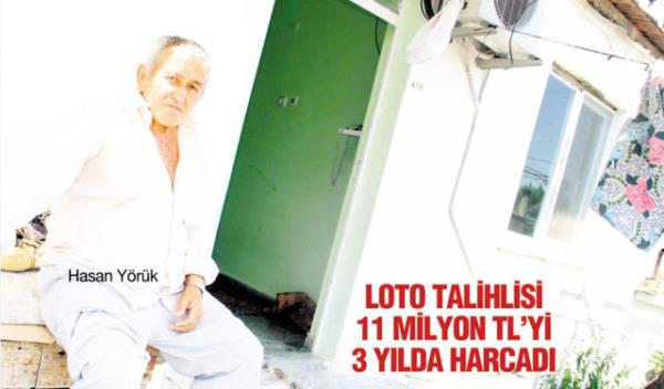 kramiyeyi kazandktan sonra, Yrk&#8217;n &#8216;dost ve akraba&#8217; says bir anda artt. Kontrolsz harcama ve kendi deyimiyle &#8220;dostlarnn yardm taleplerini geri evirememesi&#8221; nedeniyle byk ikramiye 3 ylda suyunu ekti, Yrk eski gnlerine geri dnd.