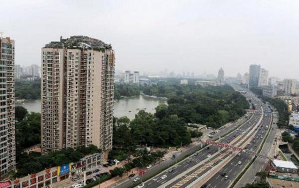 Aslnda profesr olan Zhang Lin, tonlarca moloz ve kayay tad ok katl apartmann atsna istedii da evini yapt.