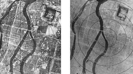 Hiroshima <p>Atom bombas atlmadan nce, ve atldktan sadece birka dakika sonra..