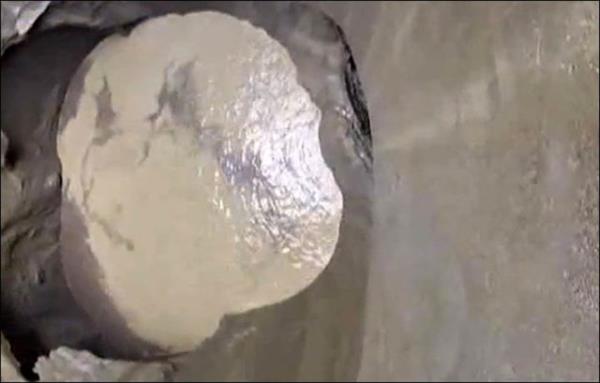 Kraterini dibinden bir grnt..