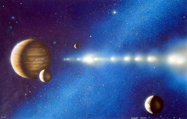 Sibirya'daki Tunguska Vadisi zerinde mthi bir patlamayla paralanan asteroid, kilometrelerce apta araziyi yakarak dmdz etmiti.