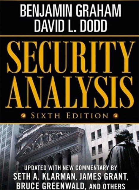 Security Analysis<br>  Yazar: Benjamin Graham ve David L.Dodd