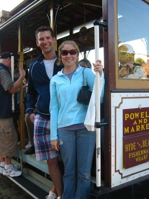 'San Fransisco troleybsndeyim' pozu