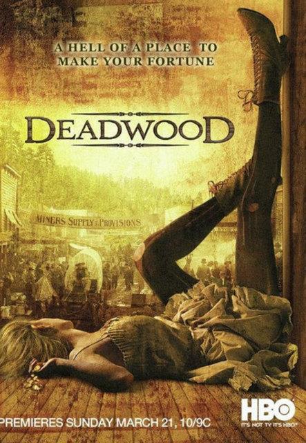 22- Deadwood: ABD yapm Western tarz televizyon dizisidir. David Milch tarafndan yazlan dizi 21 Mart 2004 ile 27 Austos 2006 tarihleri arasnda 12 blmden oluan 3 sezon olarak HBO televizyon kanalnda gsterilmitir.