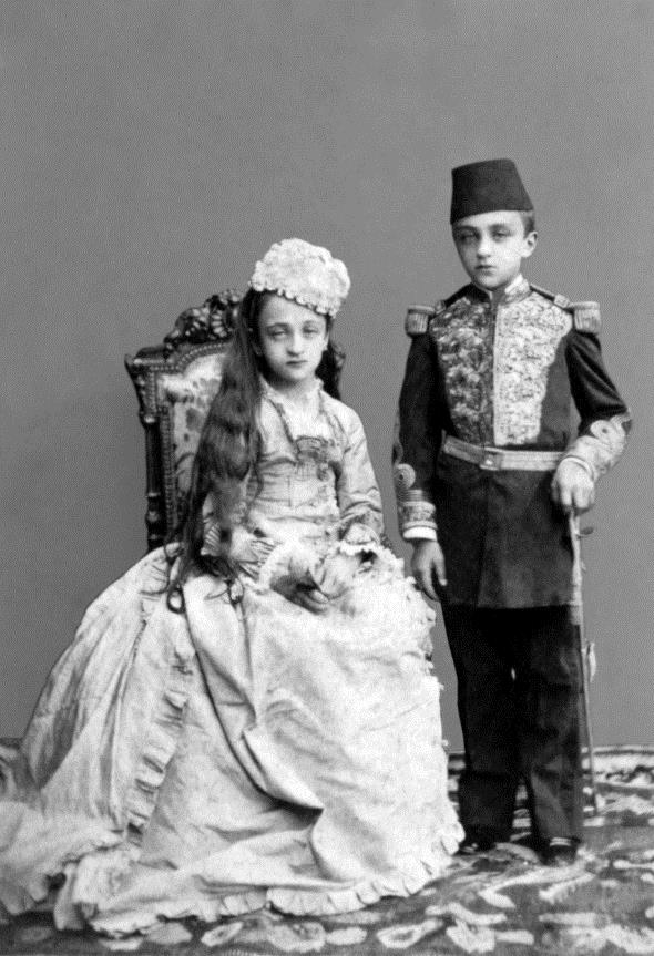 Nazime Sultan ve Halife Abdulmecid Sultan