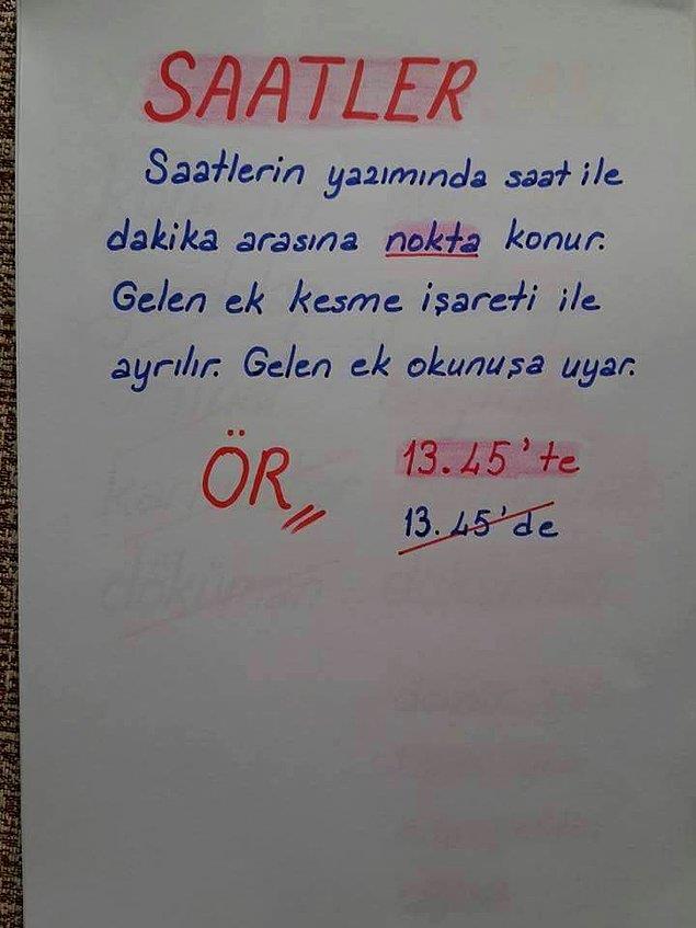 <p>17.Saatlerin yazm</p>